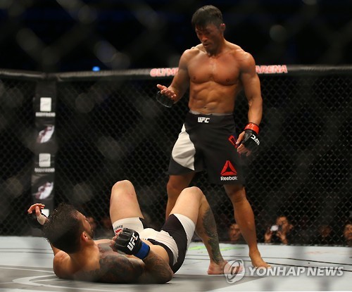 UFC 추성훈 ”한국팬들 응원 덕분에 끝까지 싸웠다”