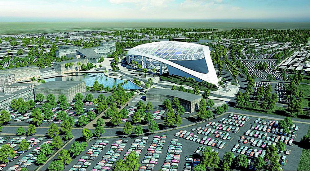 NFL 램스 구장 세계서 가장 비싼 경기장 건설