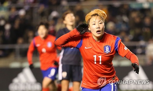 -올림픽여자축구- ‘정설빈 골’ 한국, 일본과 무승부