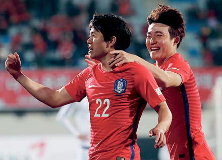 권창훈·문창진 연속골…한국, 알제리에 2-0