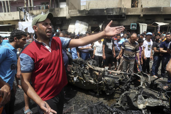 바그다드 주거지 차량폭탄 62명 사망