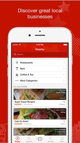 [스마트한 당신을 위한 ‘앱’] 식당등 업소 찾아주는 ‘YELP’(옐프)
