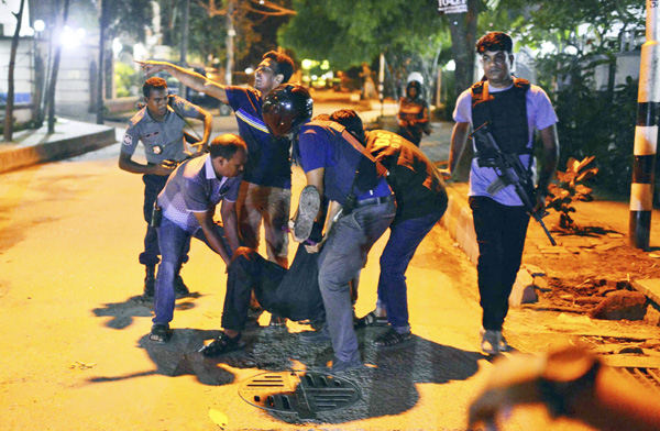 방글라데시 수도 음식점서 인질극…경찰 2명 사망