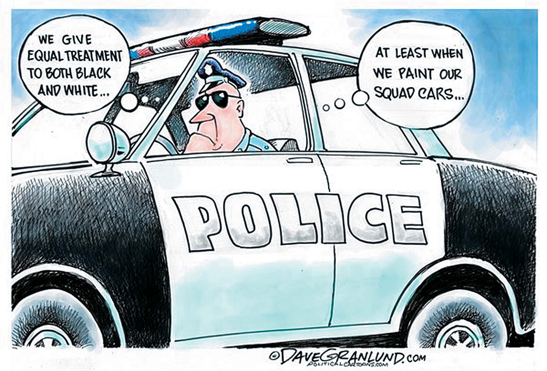 색깔 차별 않는다는 경찰