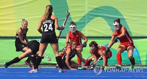 하키 한국여자, 중국과 0-0…8강 진출 실패