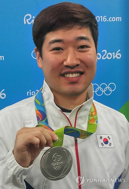 사격 김종현, 50m 소총복사 은메달 명중