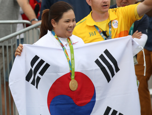 박인비, 116년만의 금메달 획득