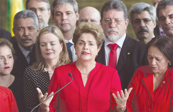 브라질 상원, 호세프 대통령 탄핵안 통과