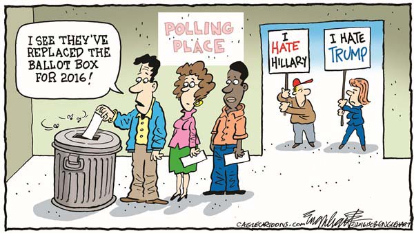 쓰레기 투표함