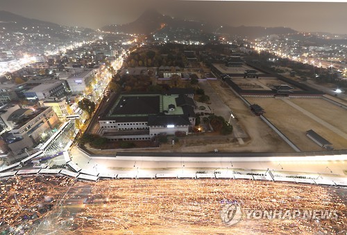 ”박근혜 퇴진” 네번째 주말 촛불집회 열기 전국 뒤덮어