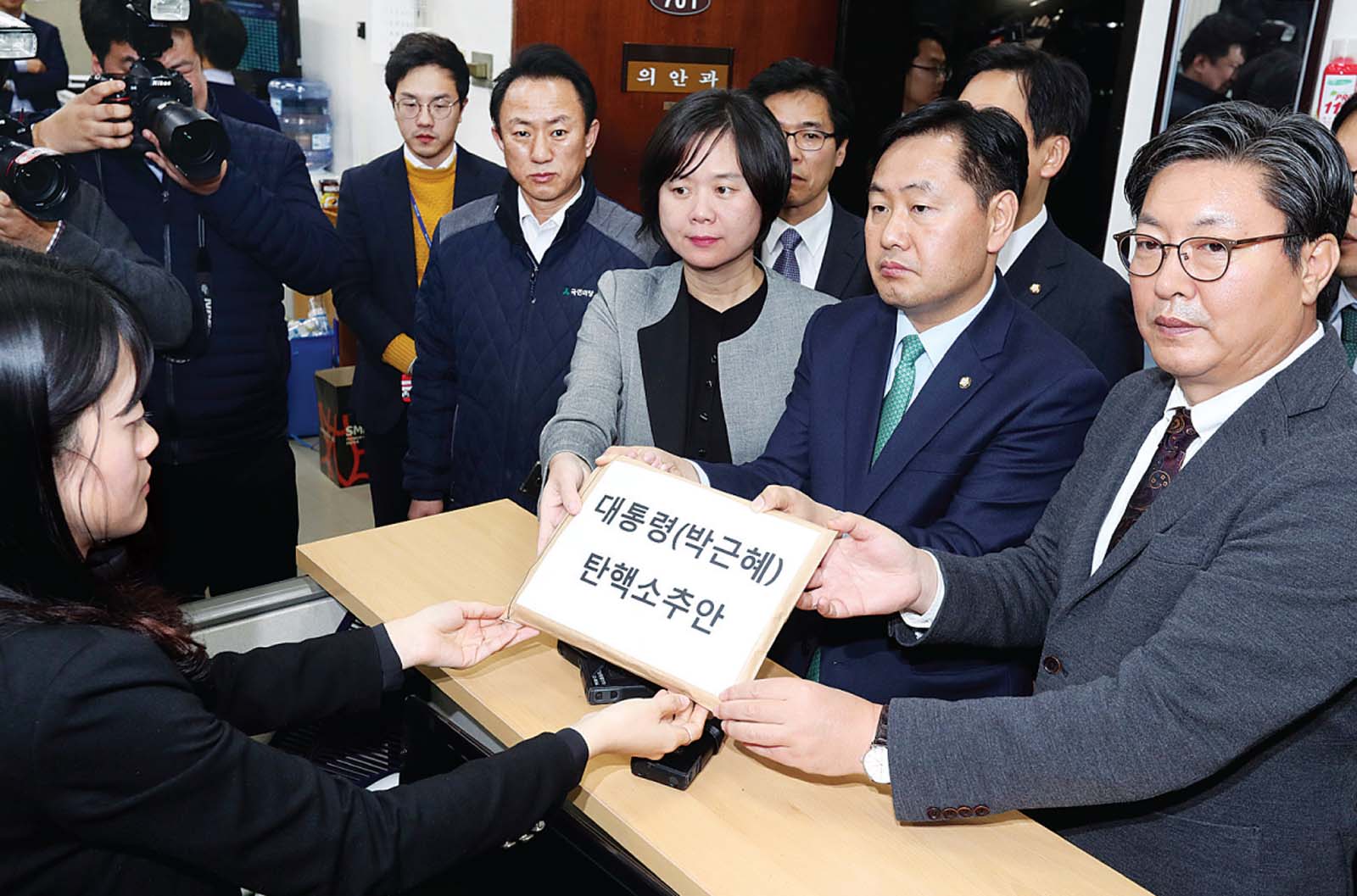 야3당 발의‘박 대통령 탄핵안’9일 표결