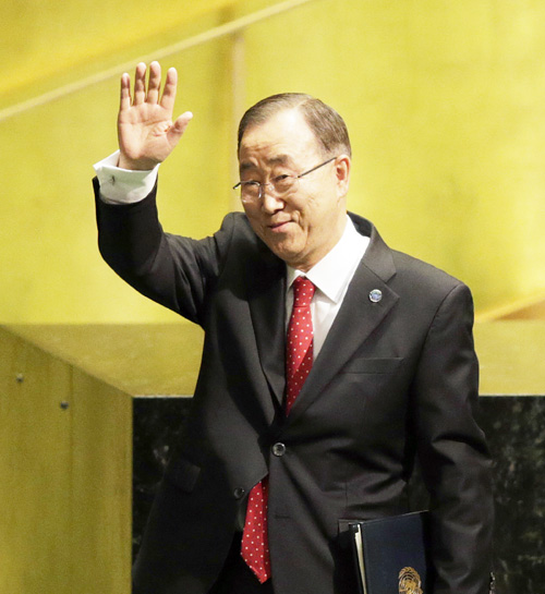 반기문 총장 “마음은 유엔에…”