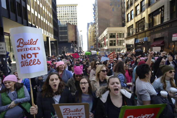 전세계 여성들, ‘트럼프 반대’ 시위