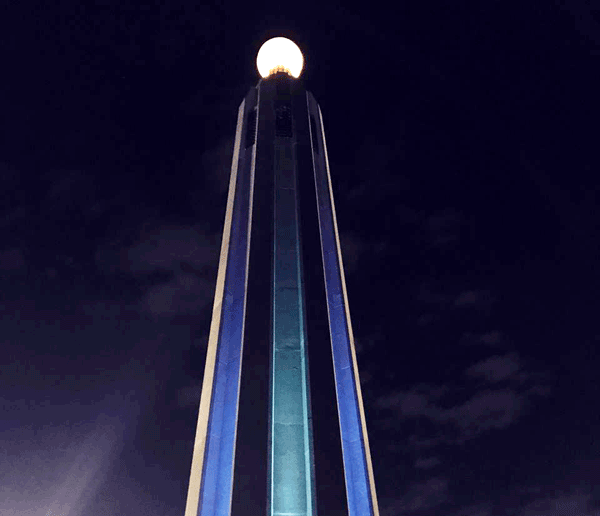 중부뉴저지／에디슨 타워 푸른 색 점등식