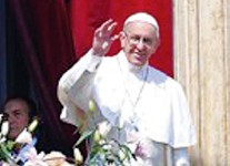 교황 부활절 즉흥설교 파격  “지구촌 갈등 평화적 해결을”