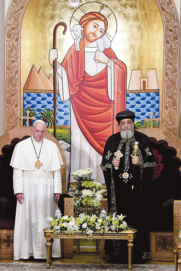 교황, 이집트 방문 ‘평화 메시지’