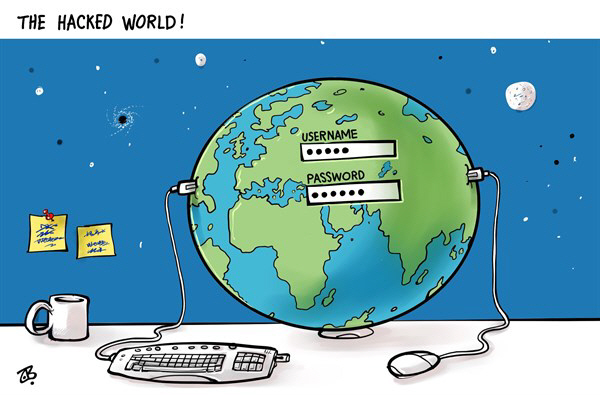세계가 해킹 당하다