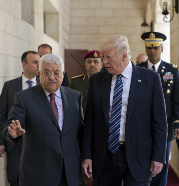 트럼프, 베들레헴서 팔레스타인 수반과 회담