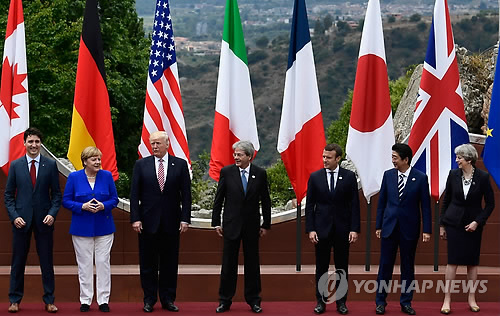 G7 공동성명 “北, 핵프로그램 포기 안 하면 대북제재 강화”