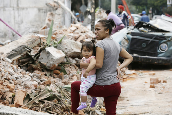 멕시코 ‘ 100년래 최악 강진‘ 58명 사망