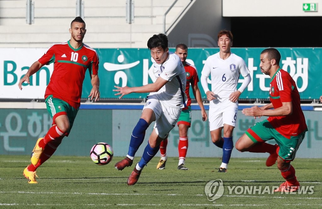 한국 축구, ‘1.5군’ 모로코 평가전서 1-3 완패…유럽원정 2연패