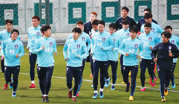 한국축구,‘사생결단’ 분위기