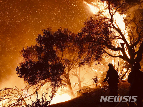 캘리포니아 산불 다시 확산…뉴욕시 만한 부지 소실