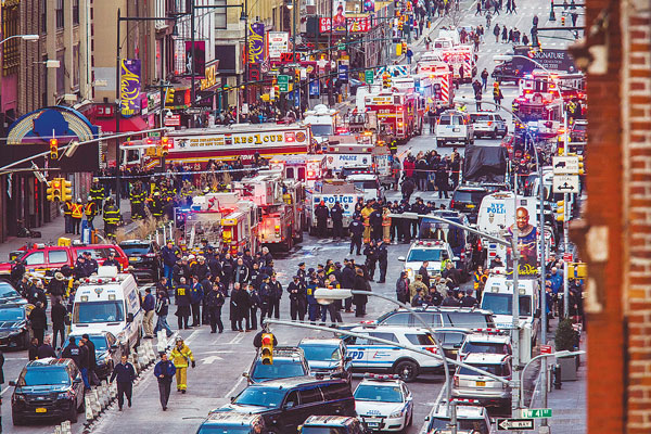 맨해턴서 자살폭탄 테러 시도
