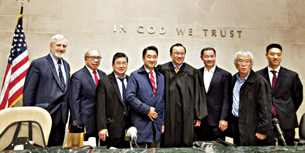 김수현 퀸즈한인회장, 필립 함 민사법원 판사 취임식 참석