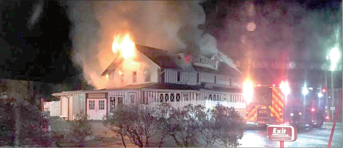 ‘통나무집’식당서 화재