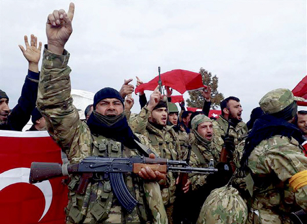 터키, 시리아 반군연합 손 잡고 쿠르드 민병대 소탕 나섰다