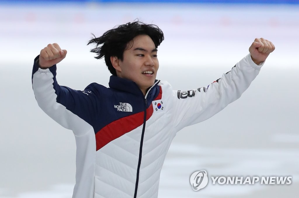 김민석, 빙속 男 1,500ｍ에서 亞선수 최초로 동메달