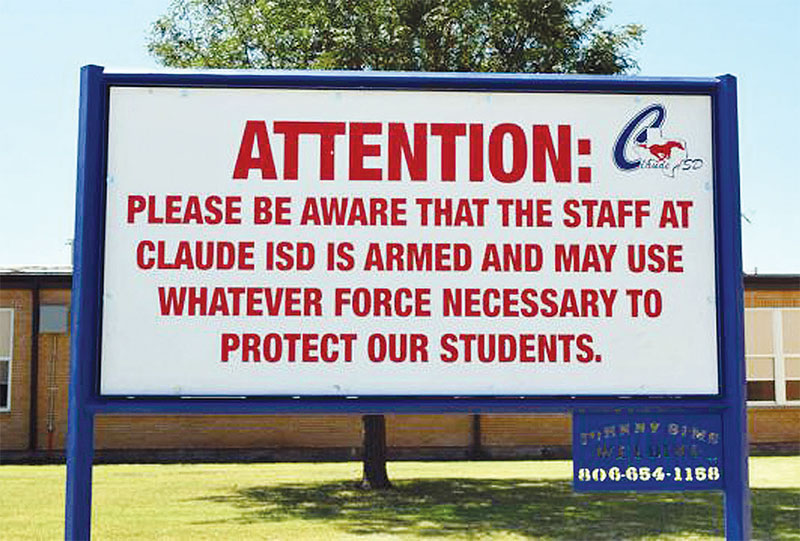 텍사스에‘교사 무장’학교 이미 있다