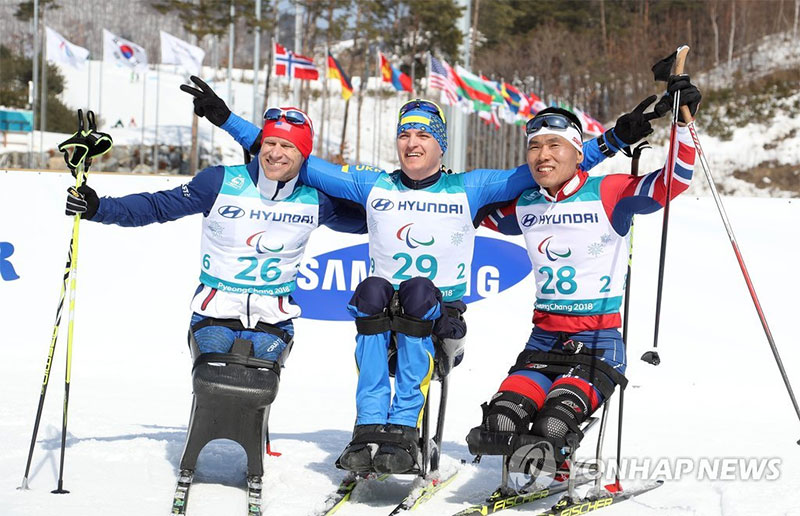 -패럴림픽- 신의현, 크로스컨트리 15㎞ 동메달…한국 첫 메달