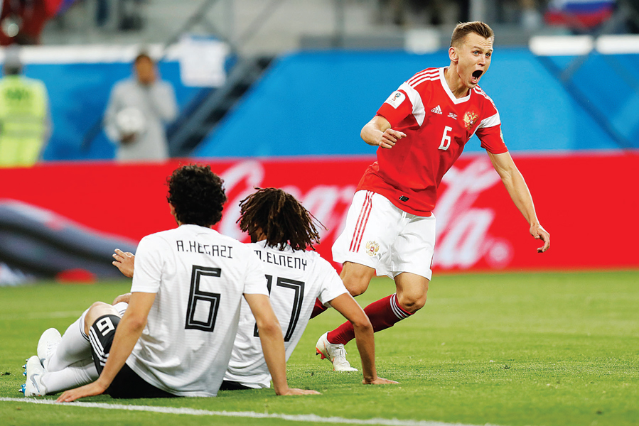 러시아, 이집트도 완파…3-1