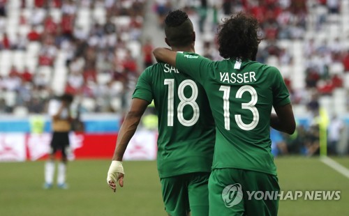 사우디, 월드컵 무대 13경기째 만에 ‘무승 탈출’