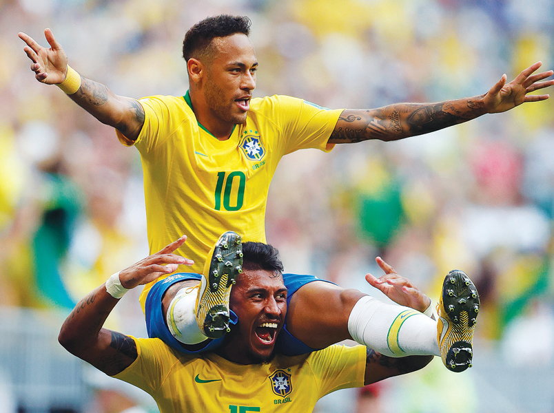 브라질, 7연속 월드컵 8강 안착