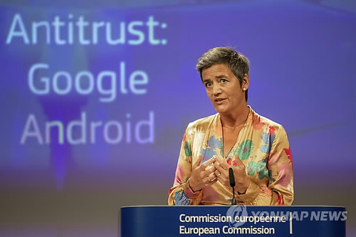 EU, 구글에 5조7천억원 과징금 부과…역대 최대 규모