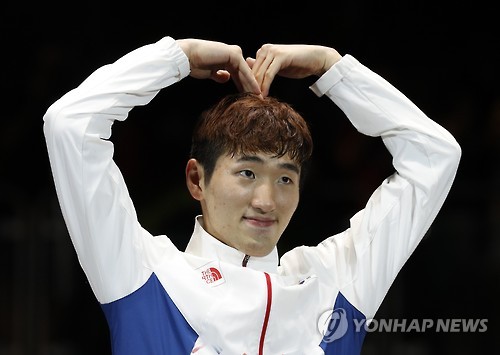 펜싱 박상영, 세계선수권대회 남자 에페 8강서 탈락