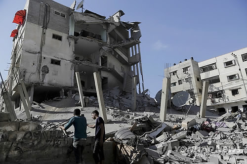 가자지구 충돌 잦아들까…“이스라엘-하마스 교전중단 협상”