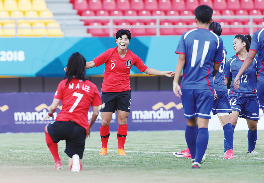 한국 여자축구 대표 복병 대만에 2-1 신승
