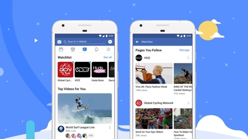 페이스북, 동영상 플랫폼 ‘워치’ 전세계 확대 출시