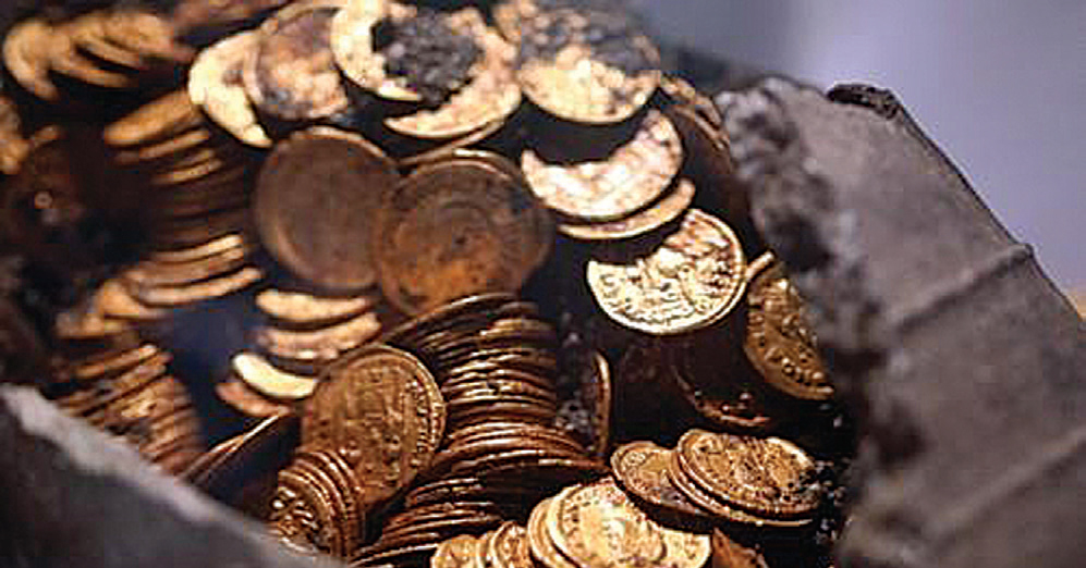 이탈리아서 1,600년전 금화 무더기 발견