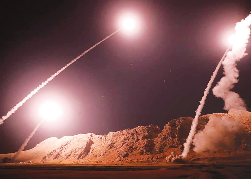 이란, 시리아에 탄도미사일 발사
