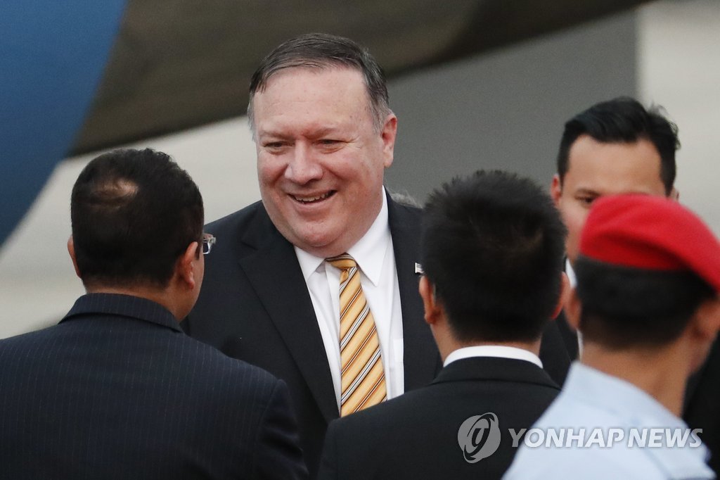 중국, “폼페이오 장관, 북한 방문후 8일 중국 들러”