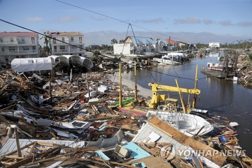 허리케인 마이클 ‘열대폭풍’ 강등에도 위력…최소 6명 사망