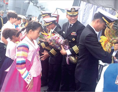 “한미 양국 동맹 강화” 한국 해군 순항훈련전단 볼티모어항 입항