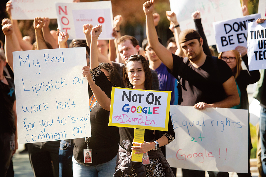 ‘직장내 성추행 항의’ 구글 직원들 동맹파업