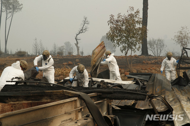 캘리포니아 산불 사망 58명…실종자 130여명 수색 ‘박차’