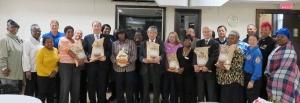 한인노인상조회, ‘그랜드마더스 러브’에 쌀 30포 기증